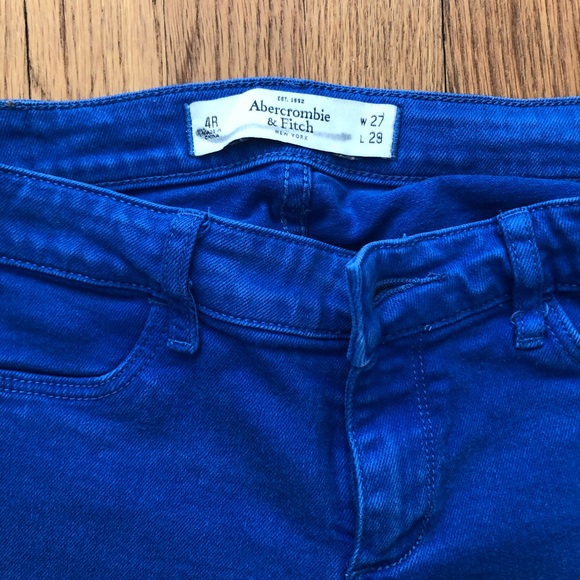 Royal blue Abercrombie & Fitch Jeans - Picture 2 of 3
